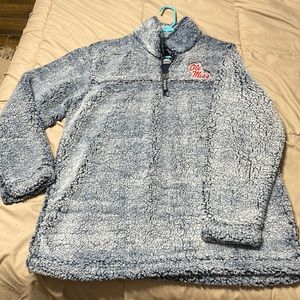 Ole Miss Sherpa Pullover